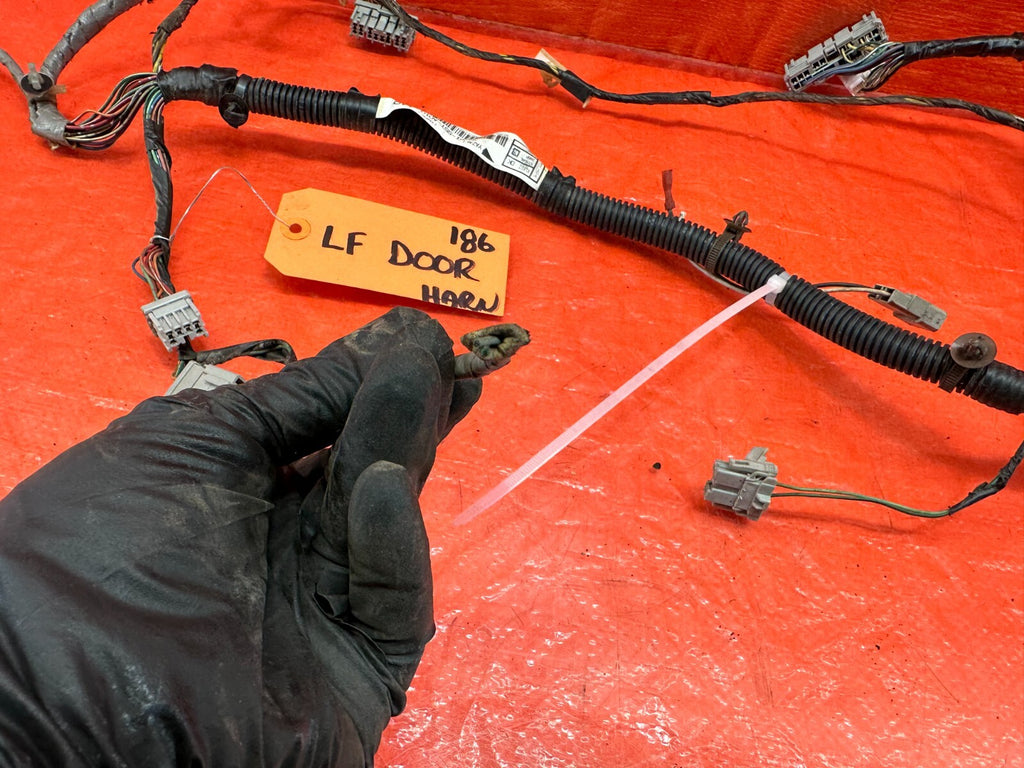 02 05 HONDA CIVIC SI EP3 HATCH DRIVER LEFT DOOR WIRING HARNESS WIRE LOOM OEM 1865