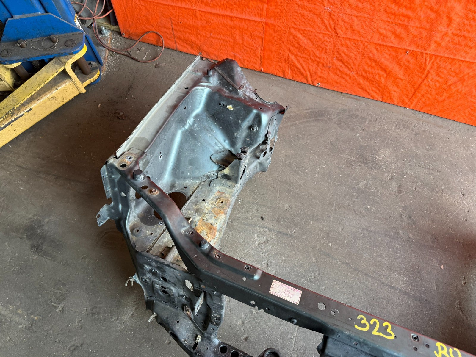 97 01 HONDA PRELUDE   RADIATOR SUPPORT CUT FRONT BULKHEAD   OEM FACTORY #32313