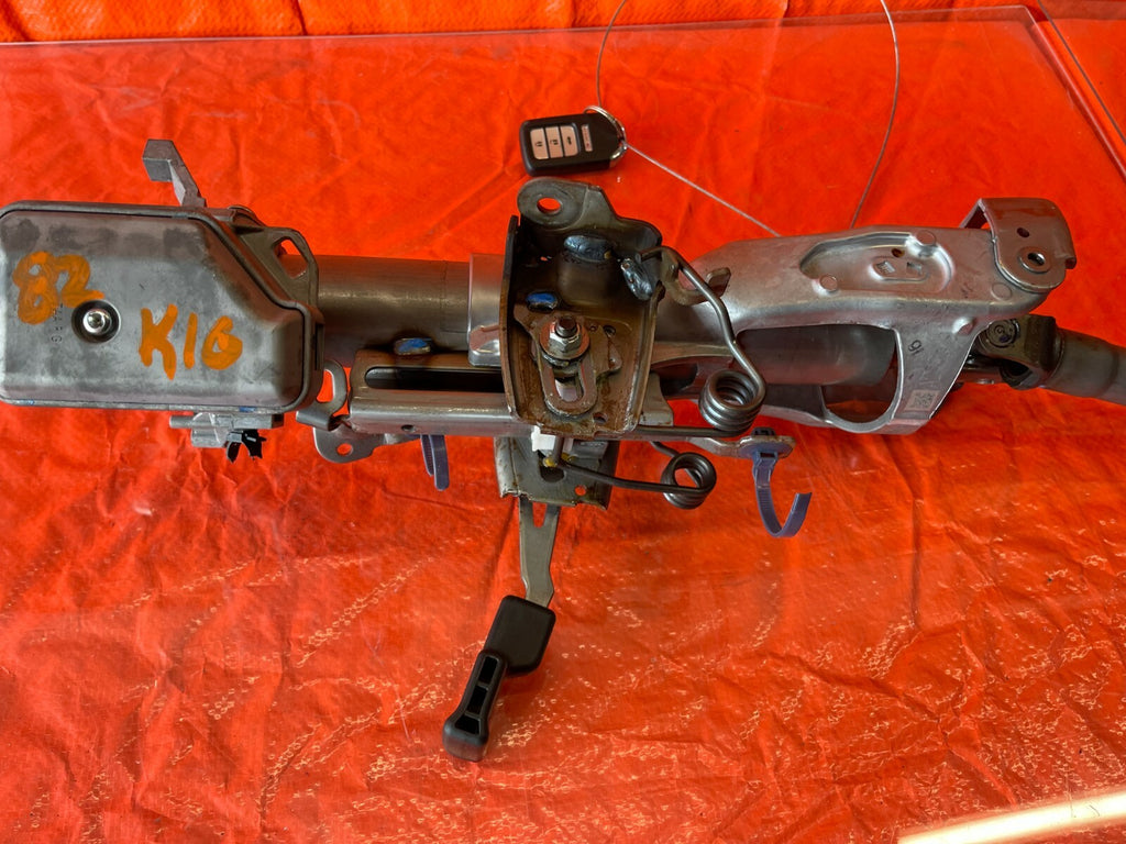 17 20 HONDA CIVIC   SI MODEL   STEERING COLUMN W/ STEERING LOCK AND KEY FOB #824