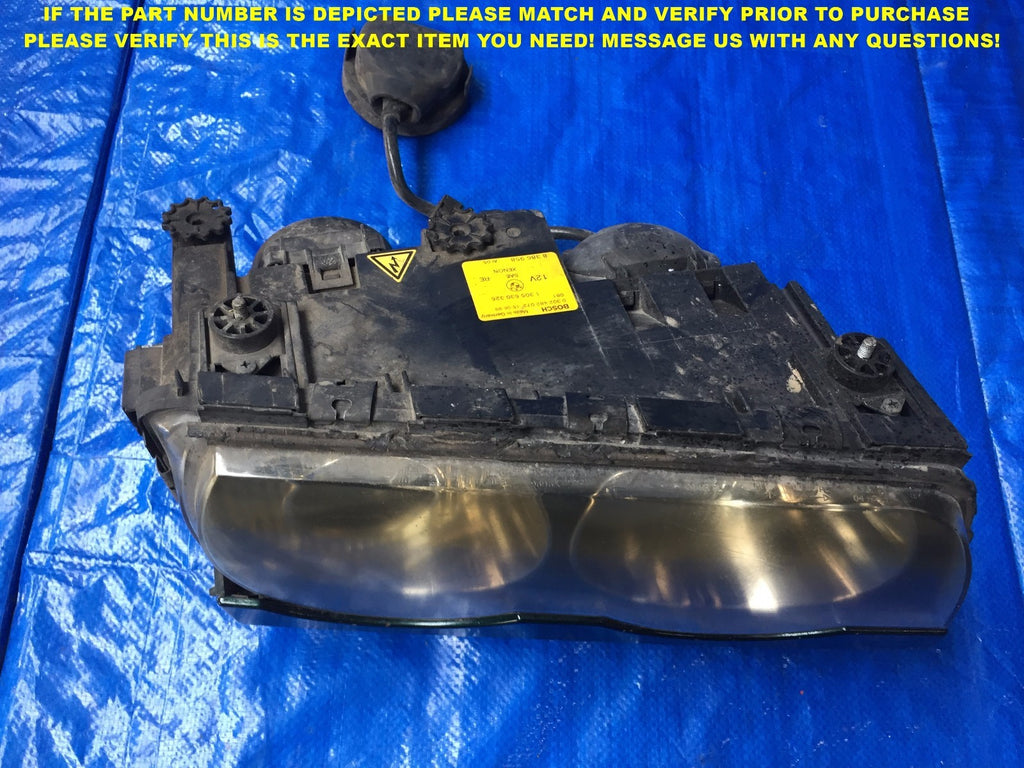 OEM 1999 2000 2001 99 00 01 BMW 745I HID DRIVER LEFT HEADLIGHT PART # 13056303263