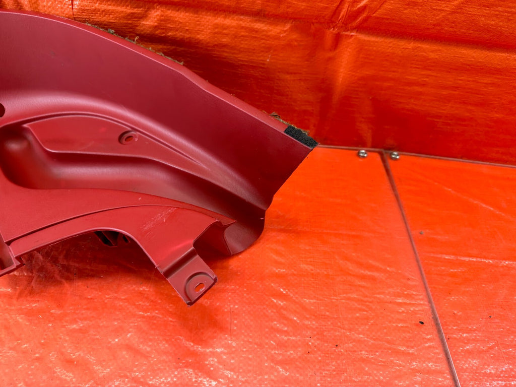 00 09 HONDA S2000   DRIVER LEFT SOFT TOP TRAY TRIM PLASTIC OEM FACTORY   RED1