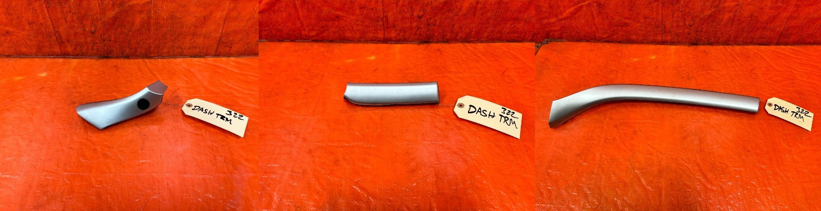 04 05 ACURA TSX   DASHBOARD DASH BOARD COVER TRIM SET LEFT RIGHT SILVER OEM 3220