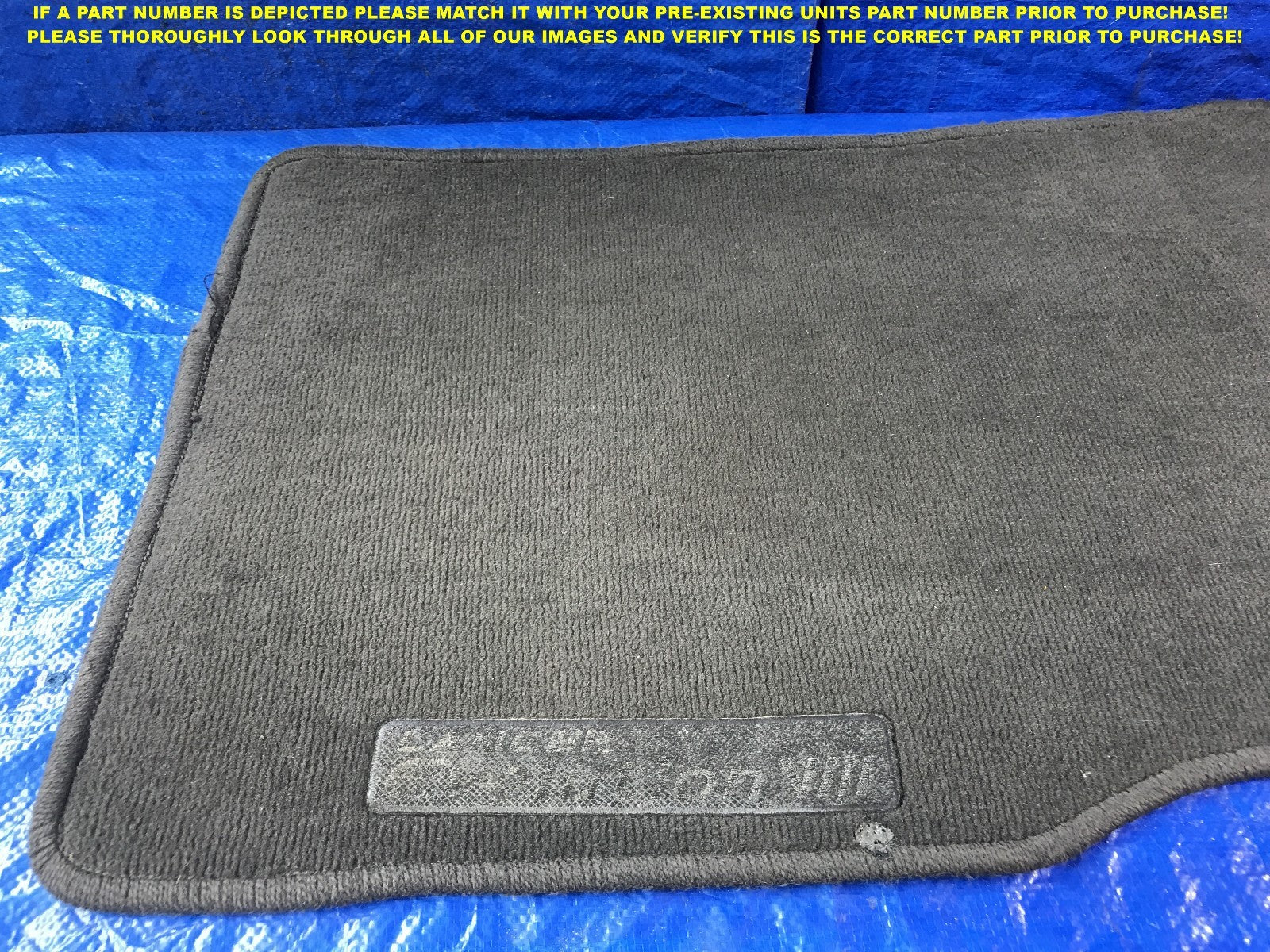 OEM 2003 2004 2005 MITSUBISHI EVOLUTION 8 VIII PASSENGER RIGHT FRONT FLOOR MAT2