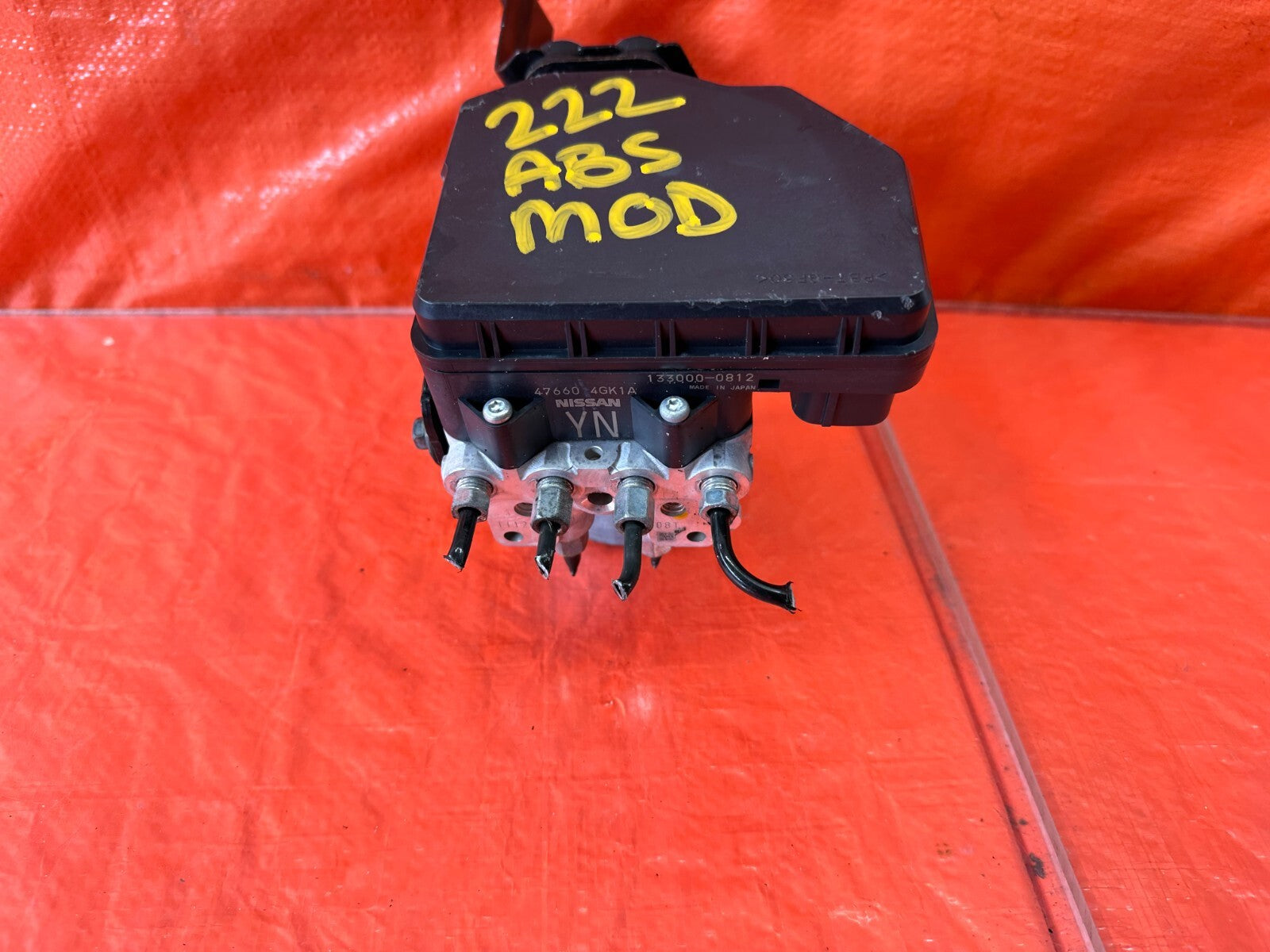 16 17 INFINITI Q50   RED SPORT 400   W/ PRE CRASH ONLY   ABS PUMP MODULE OEM 2221