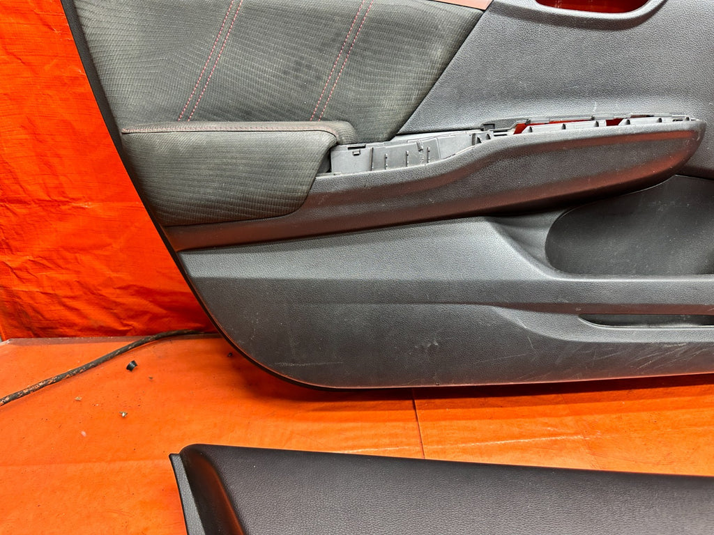 13 15 HONDA CIVIC SI 4D INTERIOR FRONT REAR LEFT RIGHT DOOR PANEL SET OEM DNP16