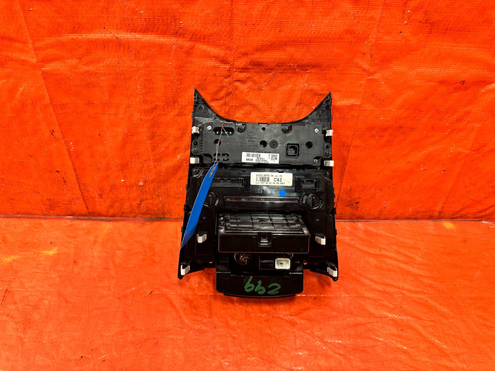 13 16 HYUNDAI GENESIS COUPE   AC HEATER CLIMATE CONTROL W/ OIL FUEL TORQUE GAUGE2
