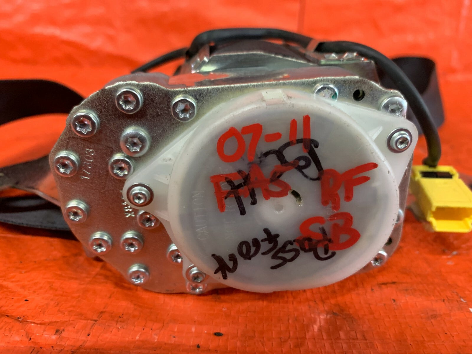 07 08 HONDA CIVIC SI SEDAN   PASSENGER RIGHT FRONT SEAT BET SAFETY OEM FACTORY1