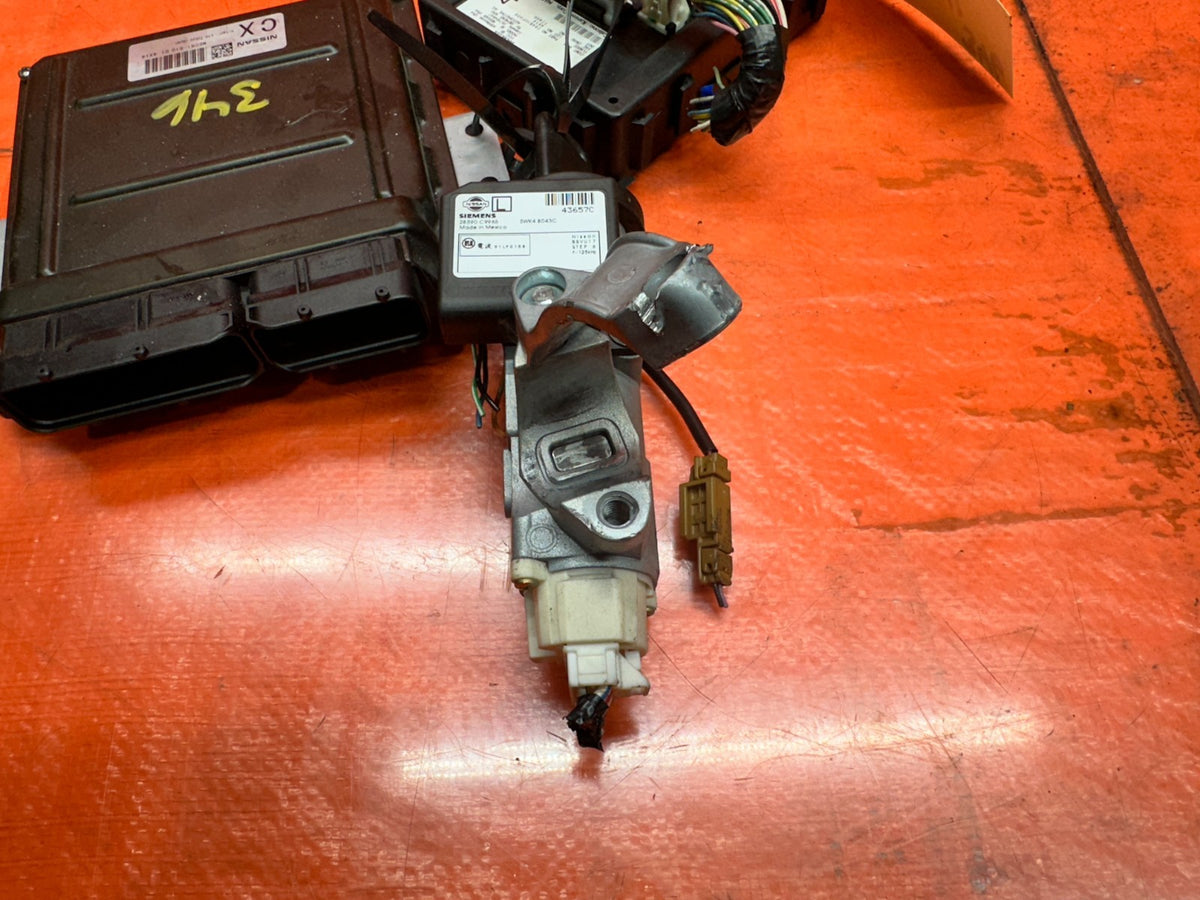03-06 NISSAN 350Z 3.5L 6 SPEED MANUAL ECU BCM KEY SET MEC61-510 OEM #3468