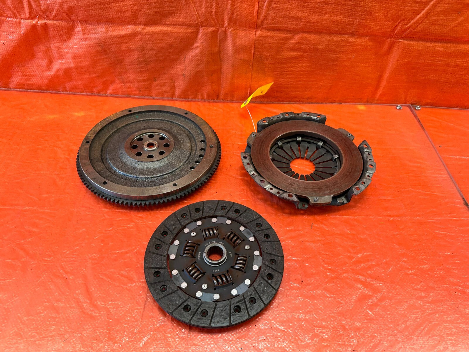 90 01 B16 B18 B20 B SERIES   CLUTCH AND FLYWHEEL SET UP   6 PUCK SPRUNG   #22610