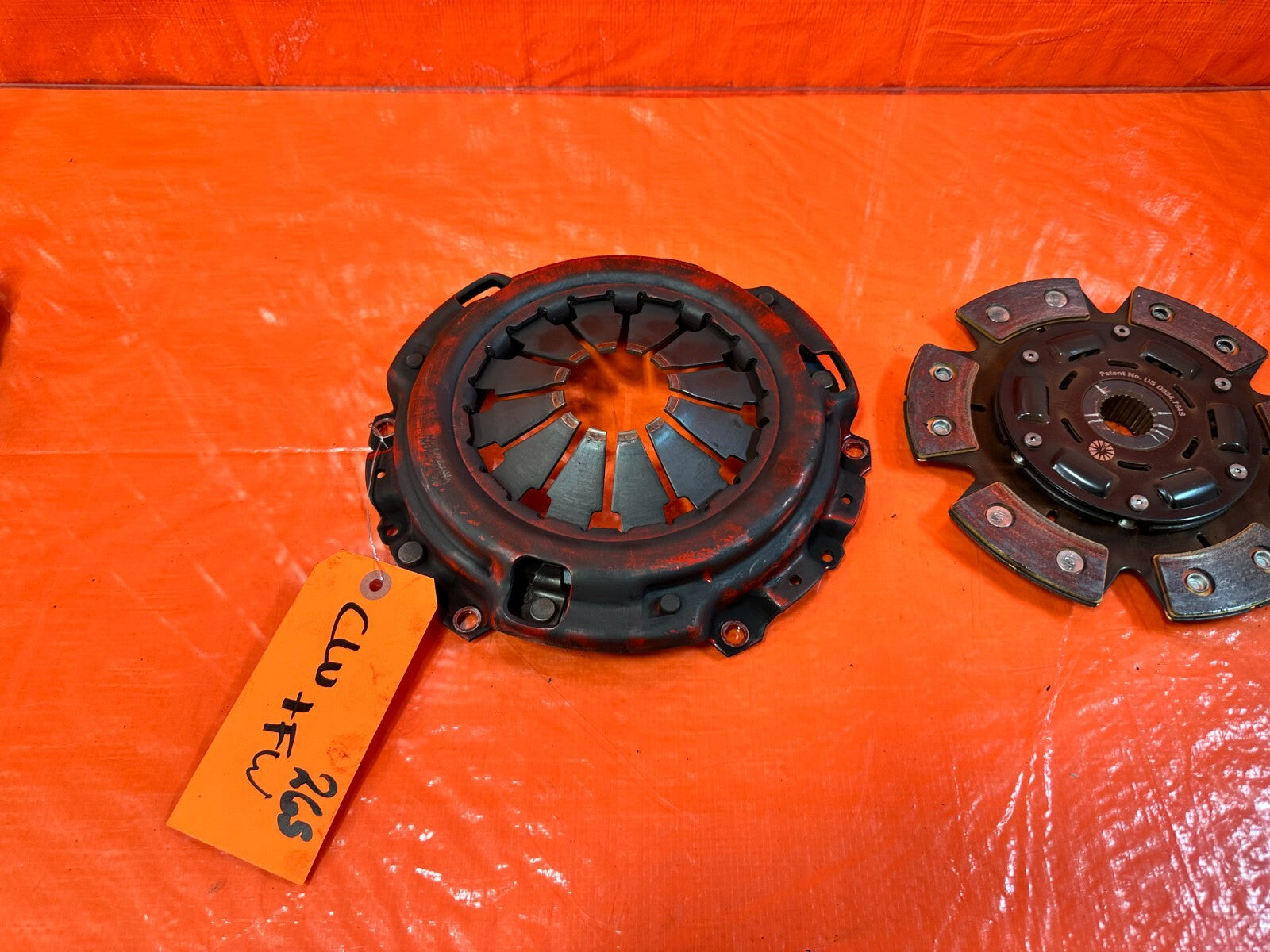 12 15 HONDA CIVIC SI   ACTION RACING BRAND   6 PUCK SPRUNG CLUTCH PRESSURE PLATE7