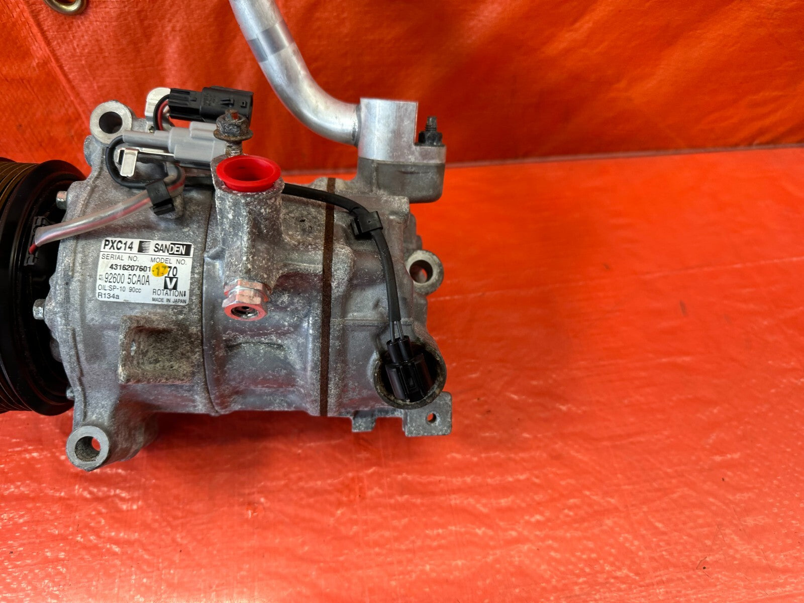 16 20 INFINITI Q50 Q60 3.0L HVAC AIR CONDITIONG AC COMPRESSOR   OEM FACTORY #2224