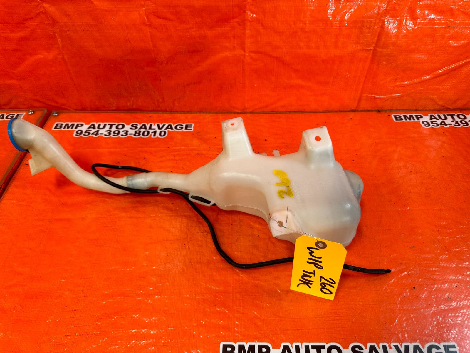 06 11 HONDA CIVIC SI COUPE WINDSHIELD WIPER RESERVOIR TANK W/ MOTOR OEM OE #2607