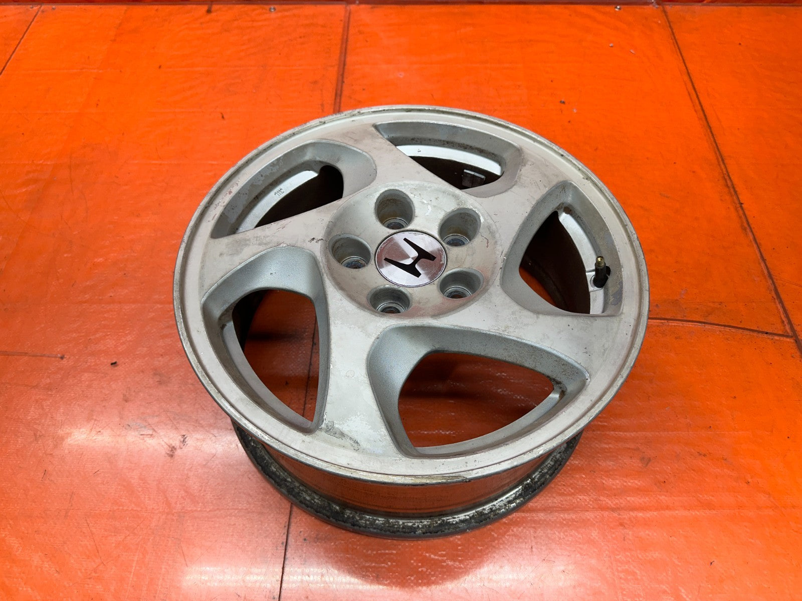 97-01 HONDA PRELUDE 2D 2.2L H22A4 SINGLE OEM ALLOY WHEEL RIM 16X6.5" OEM #LUDE0