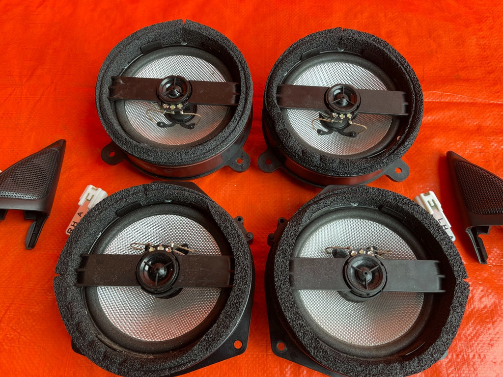08 14 SUBARU IMPREZA WRX STi SEDAN   SPEAKER CONVERSION SET TWEETERS FRONT REAR5