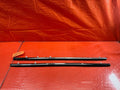 97 01 HONDA PRELUDE   EXTERIOR DOOR WINDOW GLASS TRIM SET LEFT RIGHT   OEM #2100