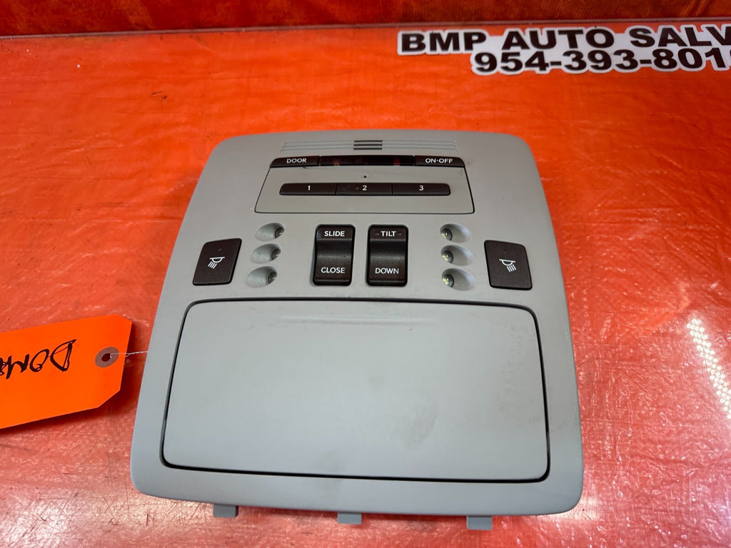 2009 09 LEXUS ES350   FRONT   DOME MAP READING LIGHT LAMP   LIGHT GRAY OEM #2447
