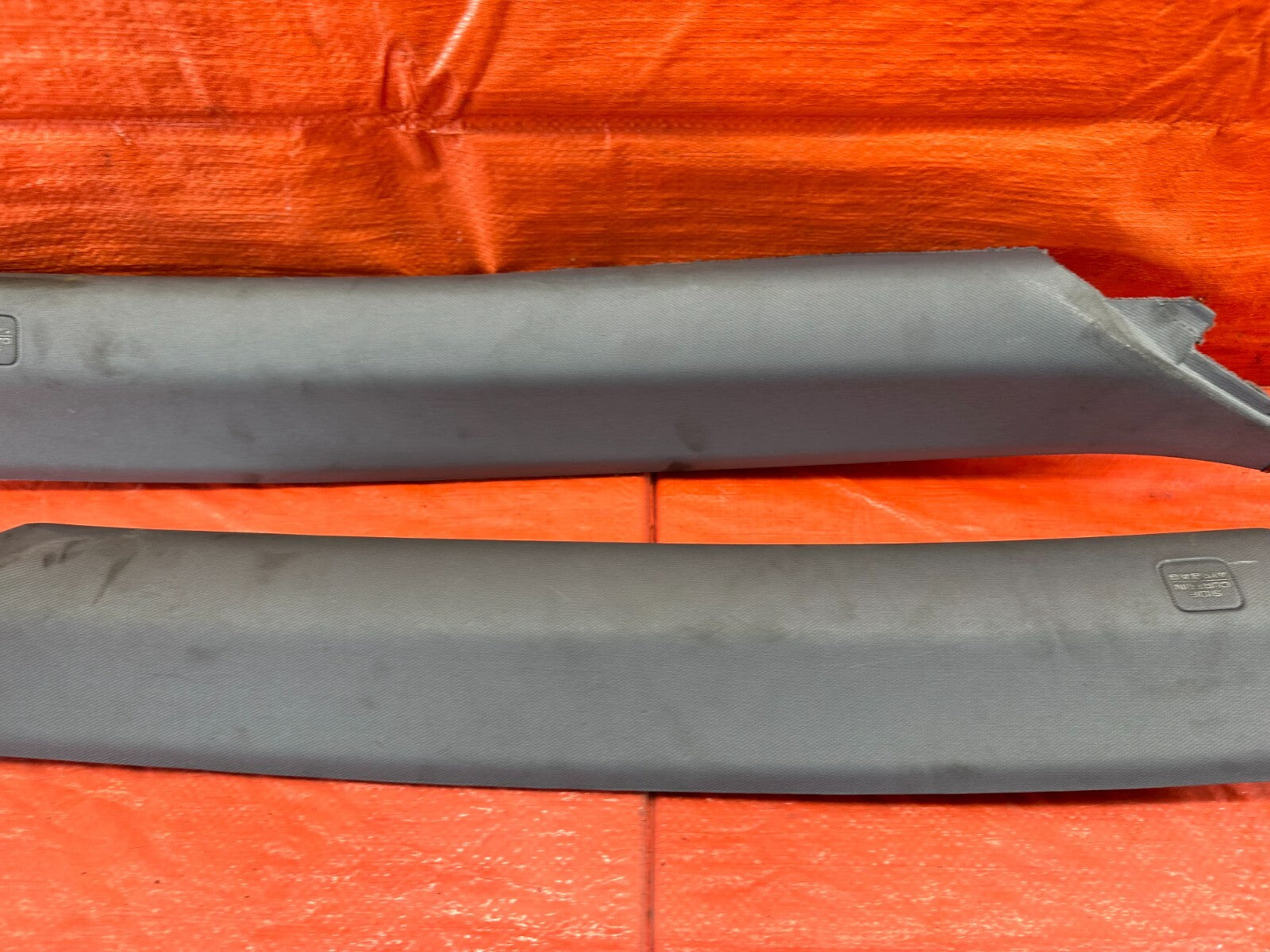 04 08 ACURA TL   LEFT AND RIGHT INTERIOR A PILLARS   MOONLAKE GRAY COLOR OEM 2344
