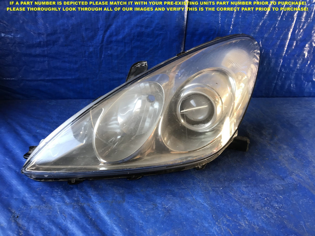 2002 2003 2004 02 03 04 LEXUS ES300 HALOGEN NON HID DRIVER LEFT HEADLIGHT L LH 0
