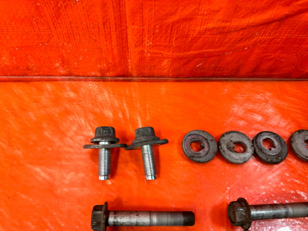 08 15 INFINITI G37 & Q60 COMPLETE REAR CONTROL AR CAMBER CASTER BOLTS OEM 3118