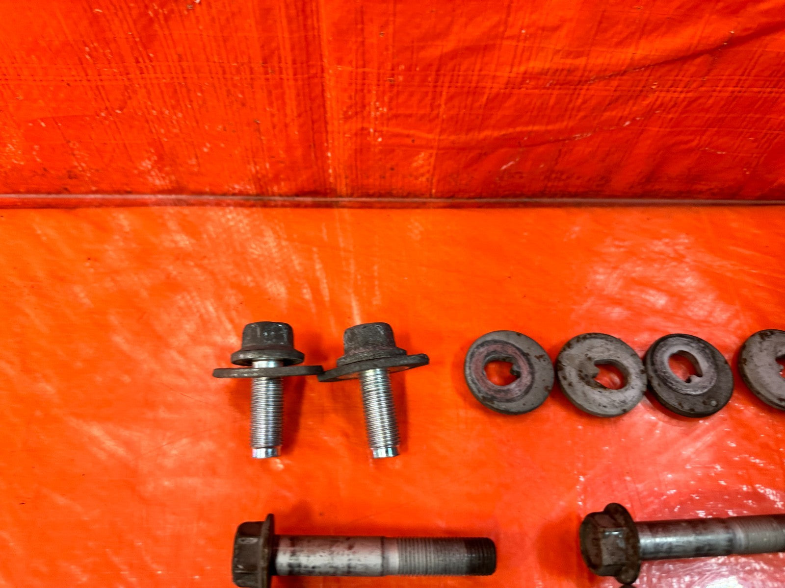 08 15 INFINITI G37 & Q60 COMPLETE REAR CONTROL AR CAMBER CASTER BOLTS OEM 3118