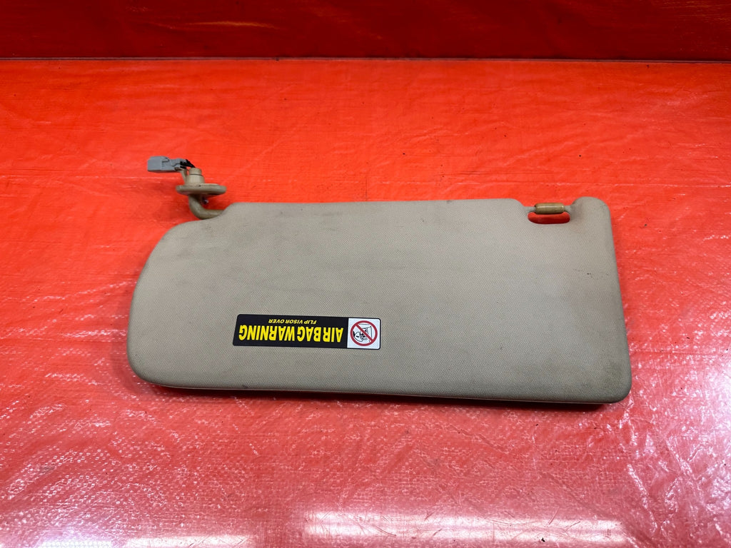 04 05 ACURA TSX   SUN VISOR   PASSENGER RIGHT SIDE   TAN COLOR   OEM #1960