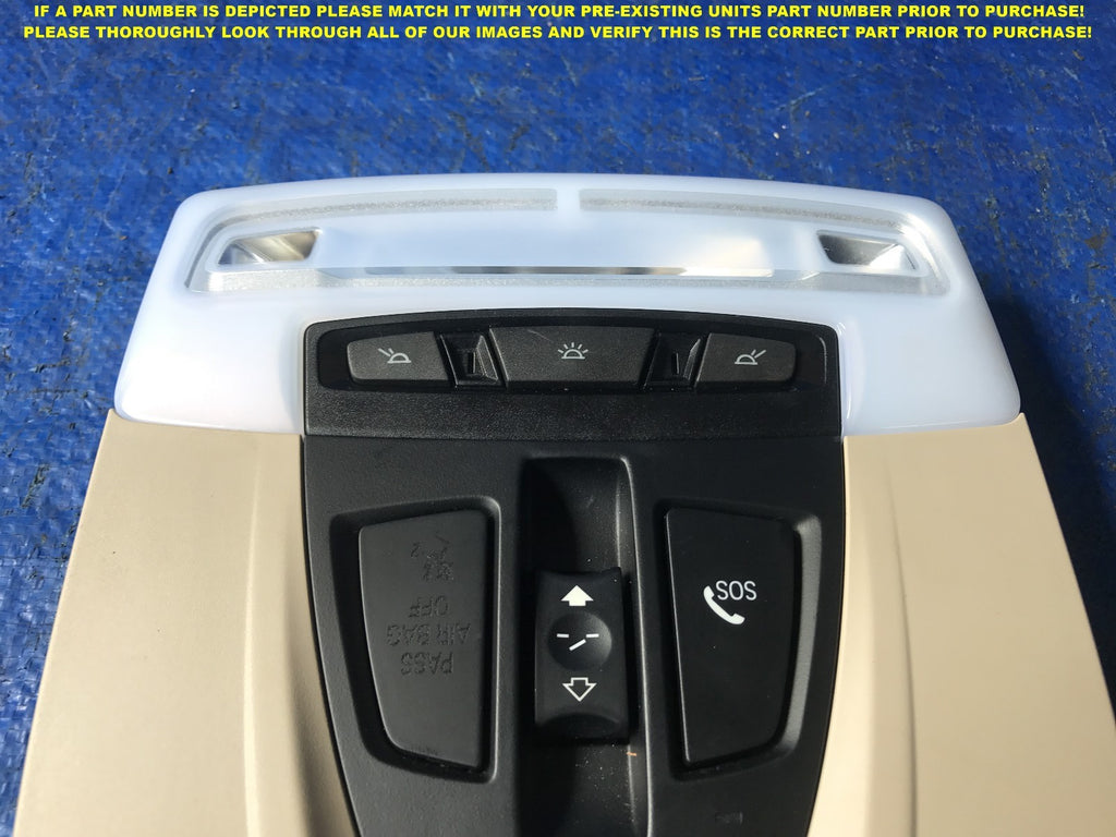 OEM 2014 14 BMW 328i SEDAN DOME MAP LIGHT2
