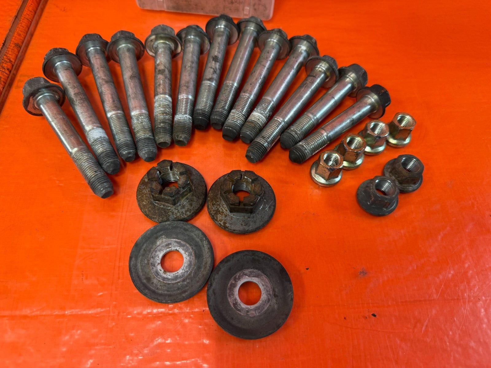 09 14 ACURA TSX   REAR LOWER CONTROL / TRAILING ARM TO CHASSIS BOLTS OEM #3210