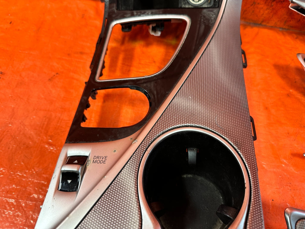 14 20 INFINITI Q50 CARBON FIBER INTERIOR TRIM CUP HOLDERS DOOR PANEL AC VENTS2
