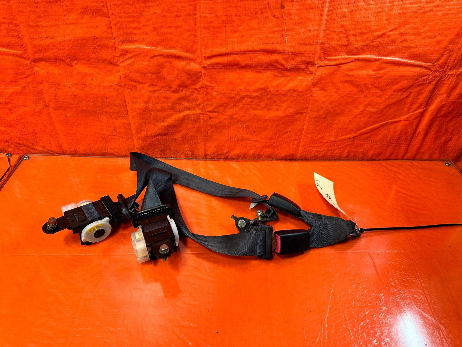 97 01 HONDA PRELUDE   REAR SEAT BELT SET   LEFT & RIGHT SEAT BELTS   OEM #3230