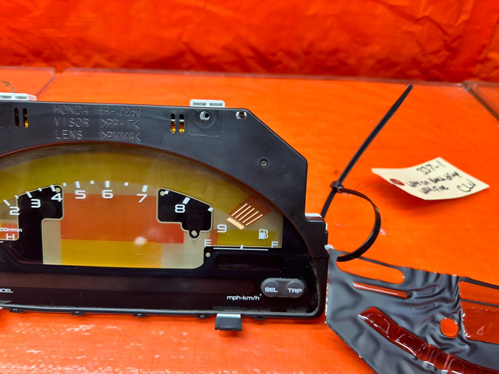 00 03 HONDA S2000 AP1 2.0L INSTRUMENT GAUGE CLUSTER SPEEDOMETER TACHOMETER 3379