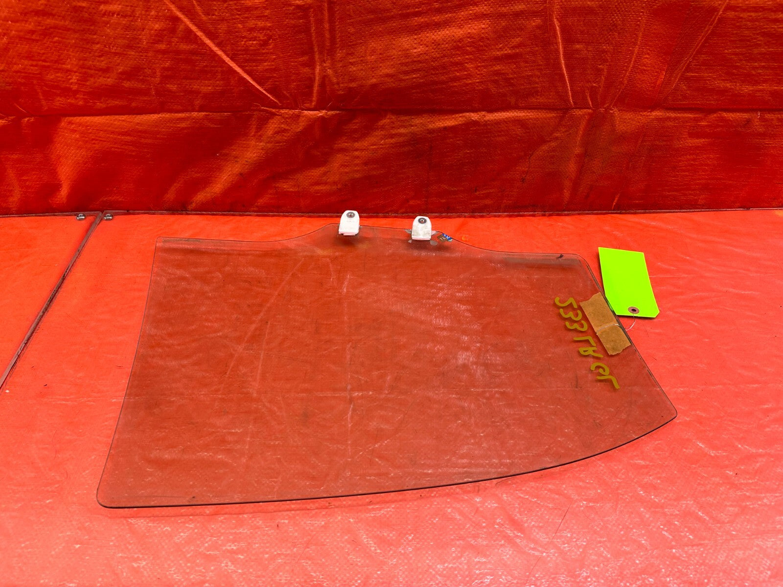 09 14 ACURA TSX   DOOR GLASS WINDOW   DRIVER LEFT REAR SIDE   OEM FACTORY #2335