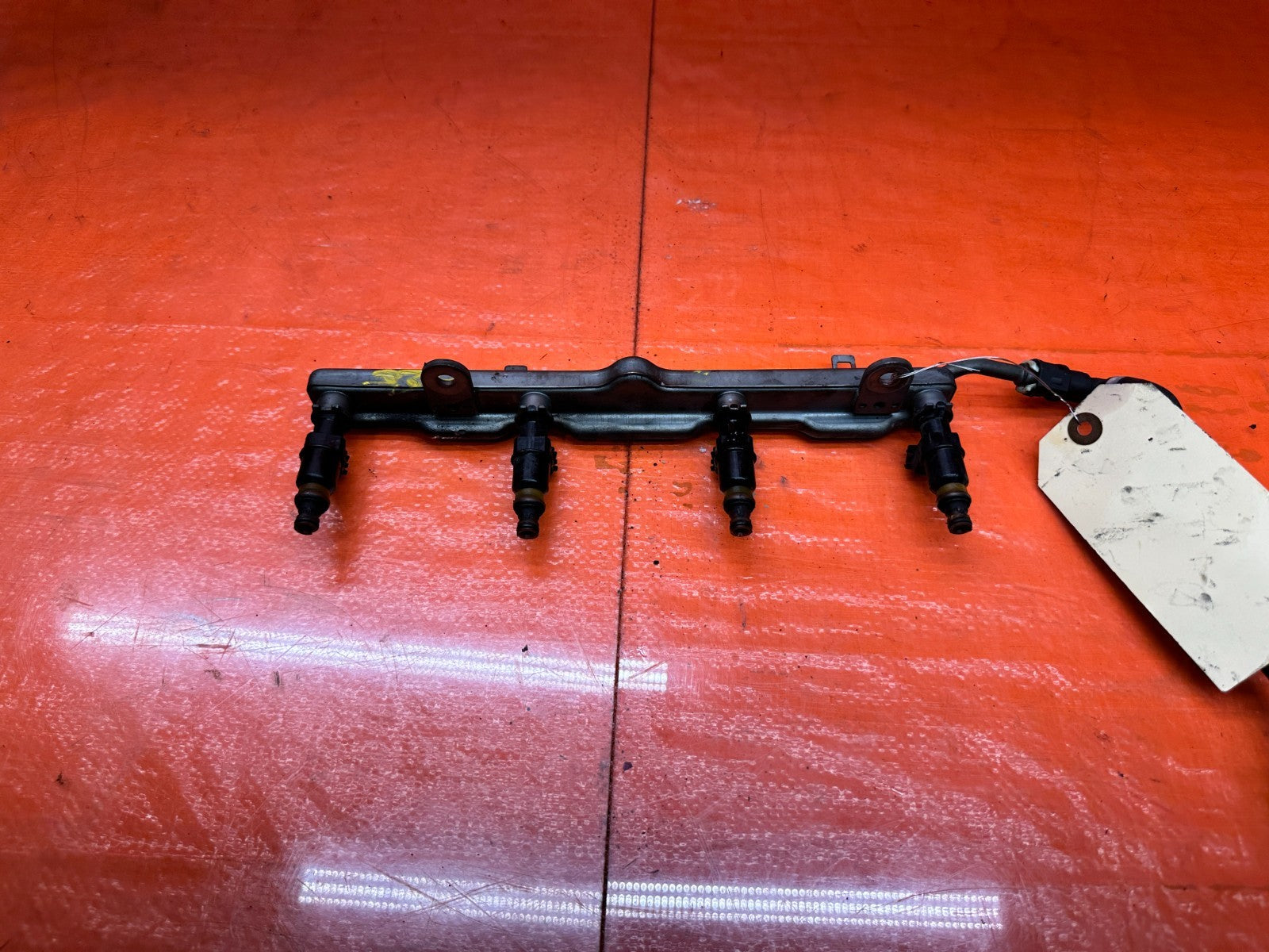 04 08 ACURA TSX 2.4L K24A2 FUEL RAIL WITH INJECTORS OEM #33011
