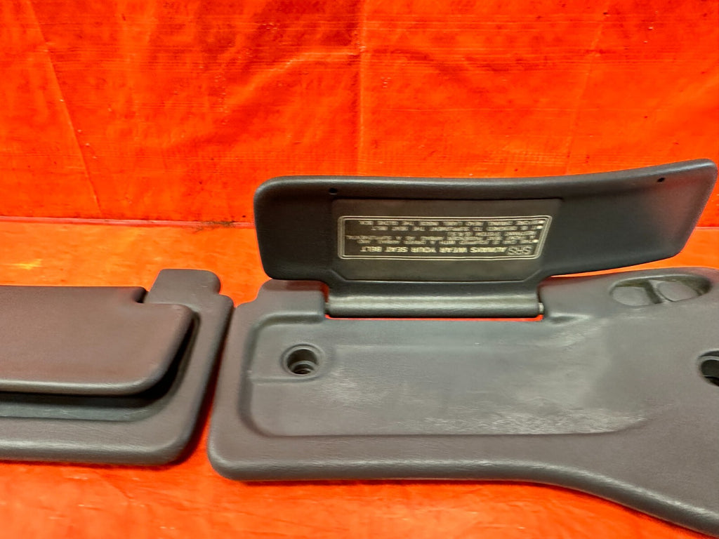 94 95 HONDA DEL SOL   SUN VISORS   LEFT AND RIGHT VISORS   GRAY COLOR   OEM #2943