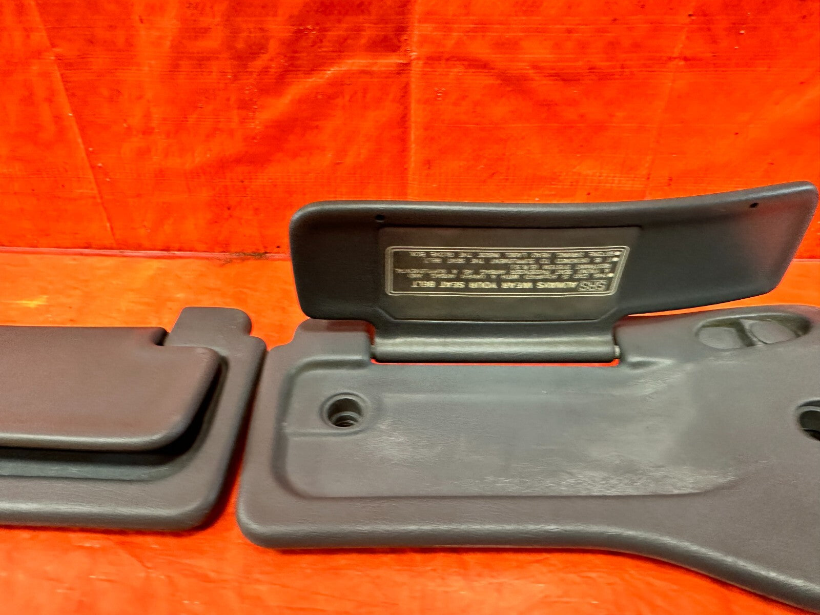 94 95 HONDA DEL SOL   SUN VISORS   LEFT AND RIGHT VISORS   GRAY COLOR   OEM #2943