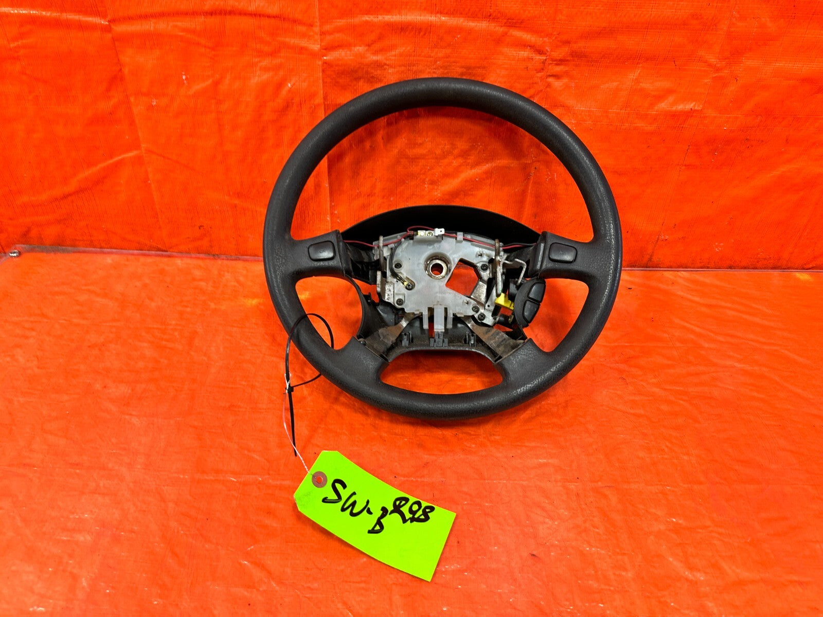 96 97 HONDA DEL SOL   STEERING WHEEL   BLACK COLOR   OEM FACTORY #2950