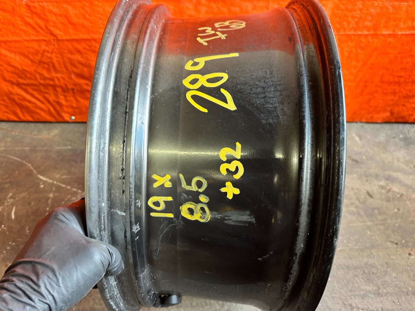 13 16 HYUNDAI GENESIS COUPE  REAR WHEEL RIM 19x8.5 +32   OEM FACTORY #28910