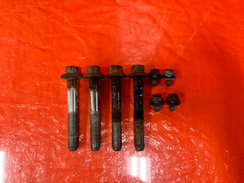 09 14 ACURA TSX   REAR SUBFRAME CROSSMEMBER CARRIER BOLTS   OEM FACTORY #2793
