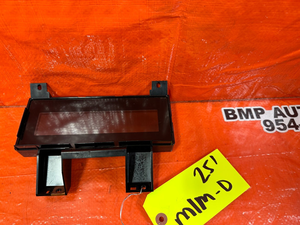 2010 10 HONDA ACCORD SEDAN EX   INFORMATION DISPLAY SCREEN CLOCK   OEM #2511