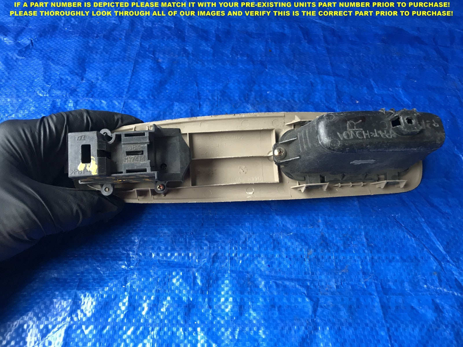 OEM 1998 1999 2000 2001 HONDA ACCORD SEDAN PASSENGER RIGHT REAR WINDOW SWITCH 2
