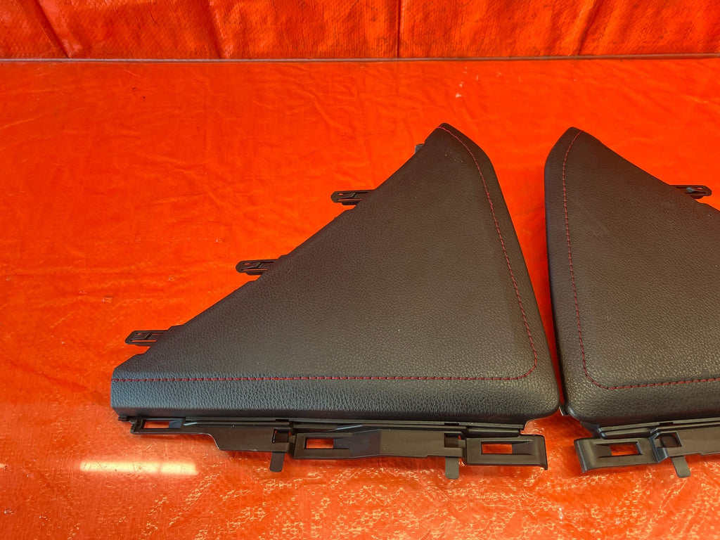 13 16 SCION FRS & 17 20 86   BLACK W/ RED STITCHING   KNEE TRIM   LEFT & RIGHT7