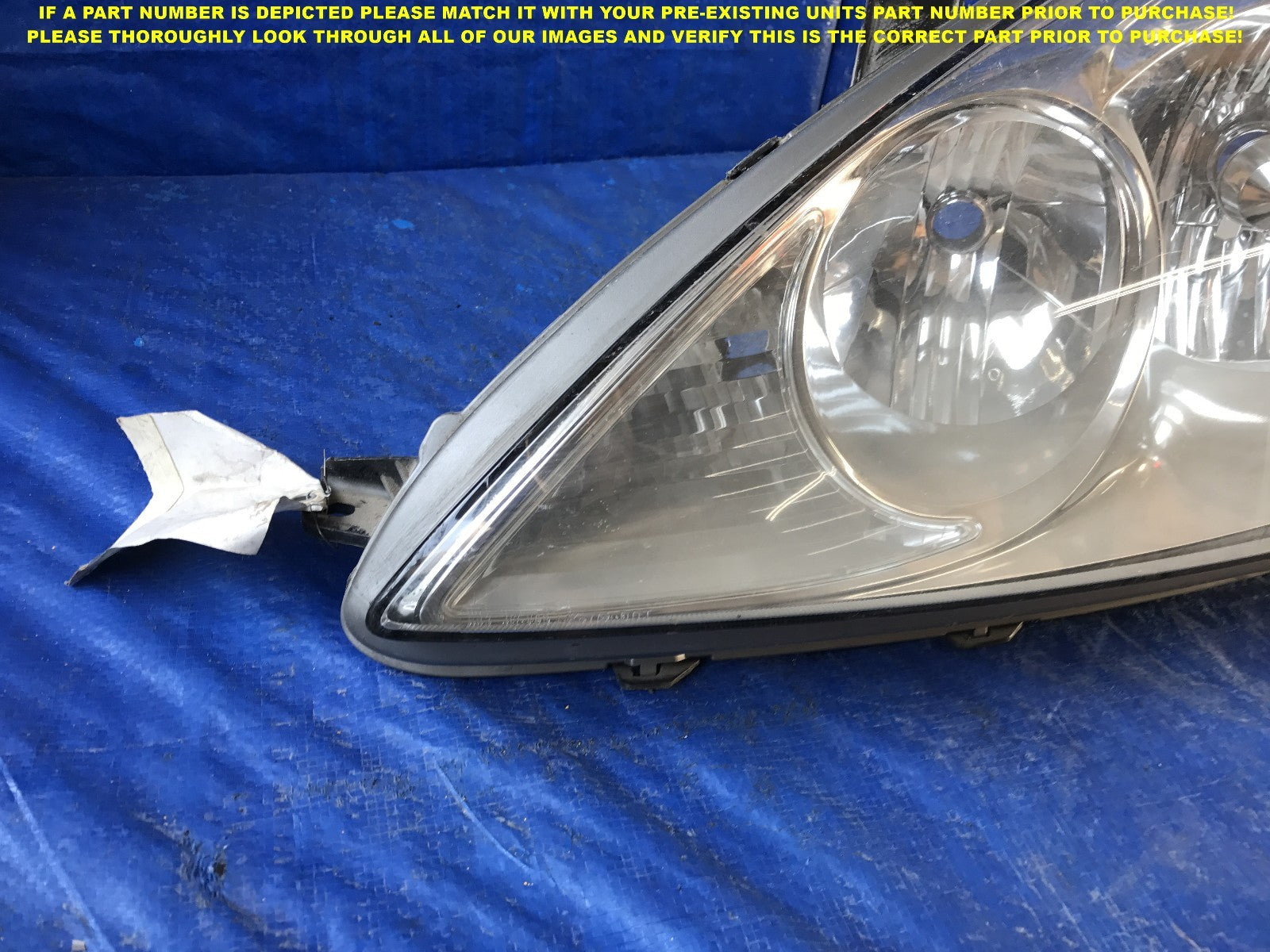 OEM 2005 2006 05 06 LEXUS ES330 HALOGEN MODEL DRIVER LEFT HEADLIGHT L LH 1