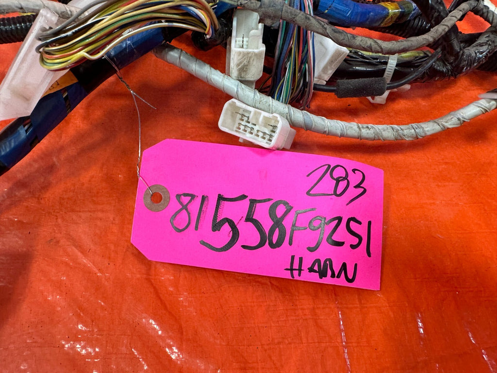 2013 13 SUBARU WRX STI WAGON   EJ257 RIGHT INTERIOR WIRE HARNESS WIRING LOOM 2834