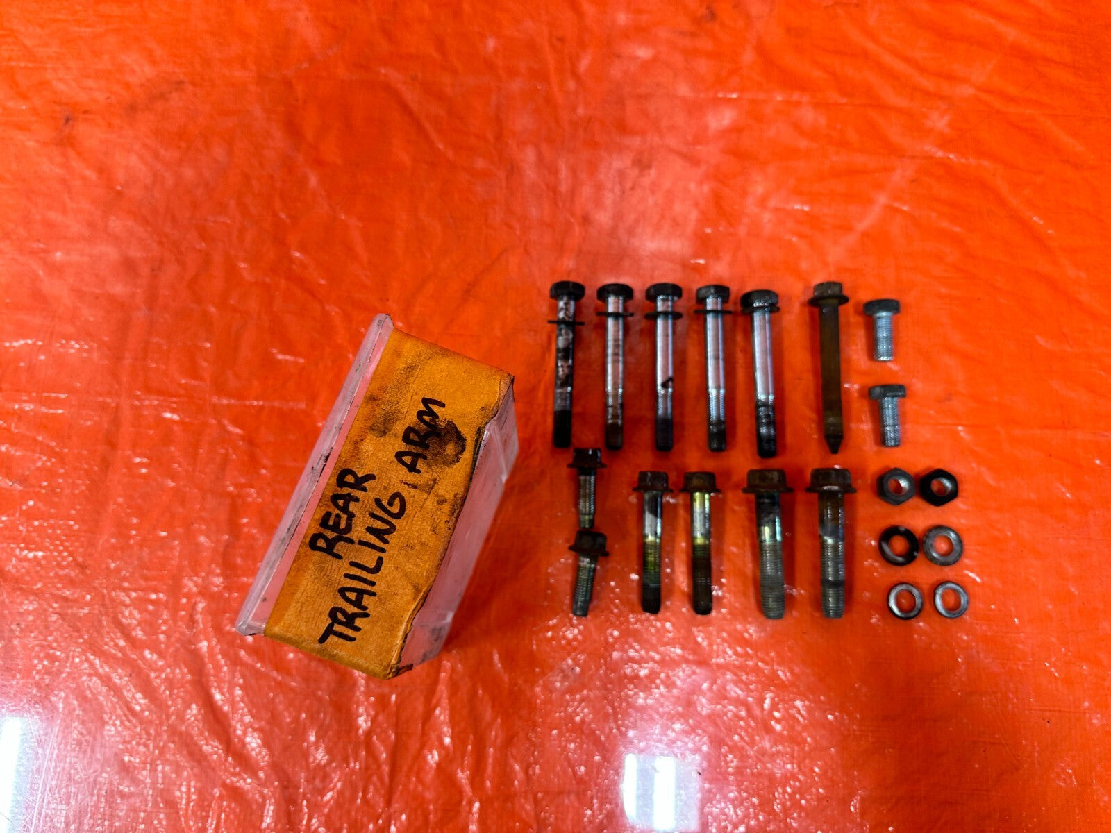94 01 ACURA INTEGRA   TRAILING ARM TO CHASSIS BOLTS HARDWARE   OEM #2819