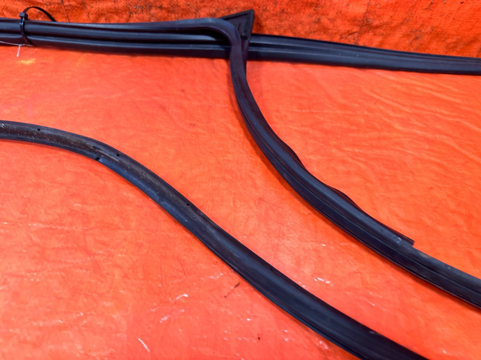 04 08 ACURA TSX RIGHT PASS FRONT DOOR WINDOW WEATHERSTRIP SEAL OEM #33010