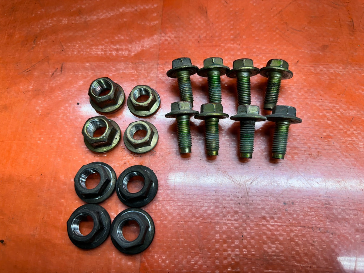 03-08 NISSAN 350Z 3.5L VQ35DE FRONT SUBFRAME MOUNTING BOLTS HARDWARE OEM #3464