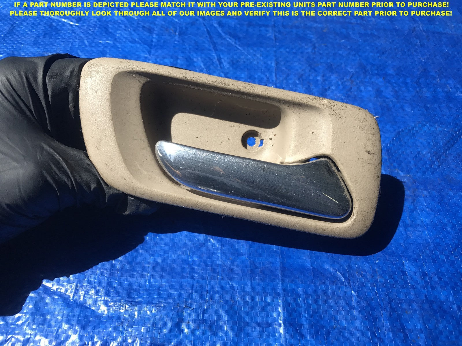 OEM 98 1999 2000 HONDA ACCORD SEDAN PASSENGER REAR RIGHT INTERIOR DOOR HANDLE 0
