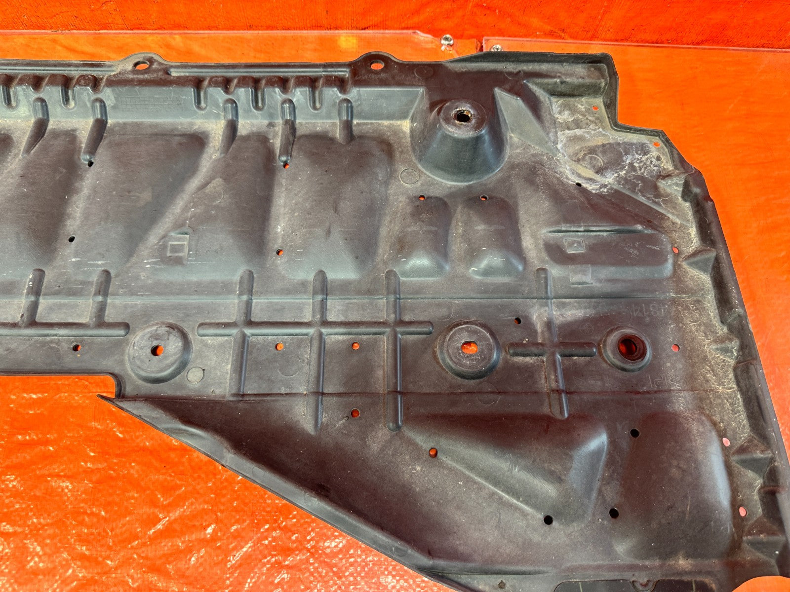 09 15 INFINITI G37 Q60 CONVERTIBLE REAR TRUNK FLOOR TRIM PANEL 74814 JJ50A #32912