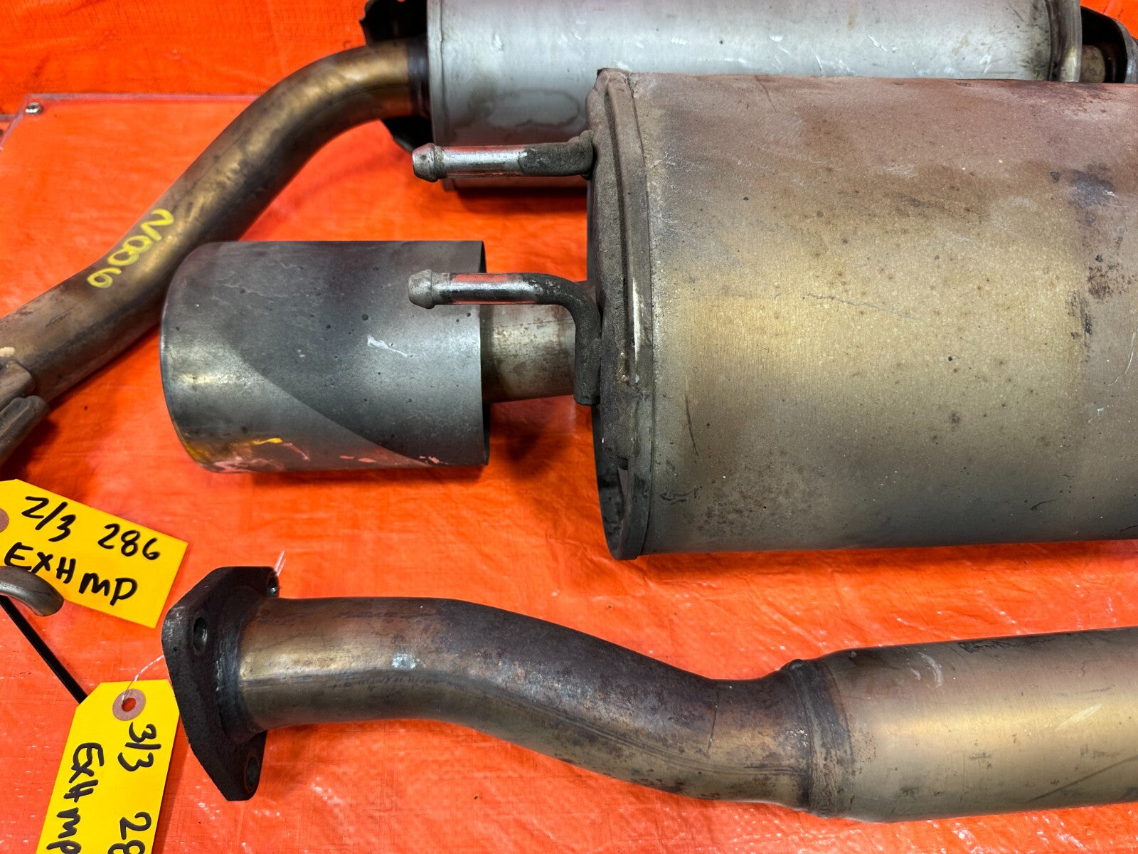 06 11 HONDA CIVIC 2D COUPE   SI   FACTORY EXHAUST MUDDLER MID PIPE RESONATOR OEM1