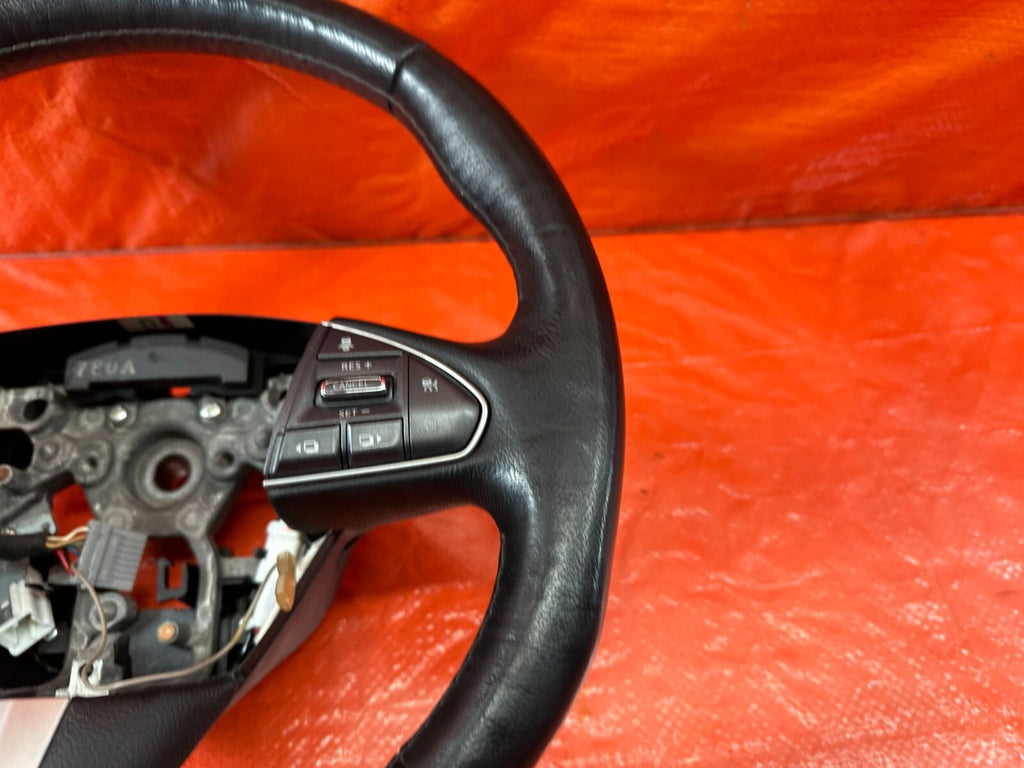 2016 16 INFINITI Q50 RED SPORT 400 RWD   STEERING WHEEL   NON HEATED   OEM #2156