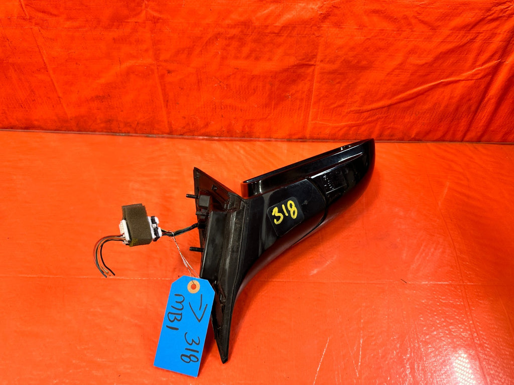 13 16 HYUNDAI GENESIS COUPE PASSENGER RIGHT EXTERIOR SIDE VIEW MIRROR BLACK OEM8